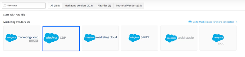 Load Data From Salesforce CDP into Datorama